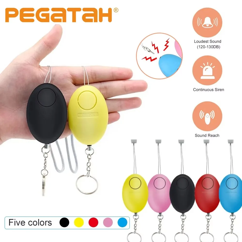 Personal Alarm Keychain - Alarme de segurança com som de