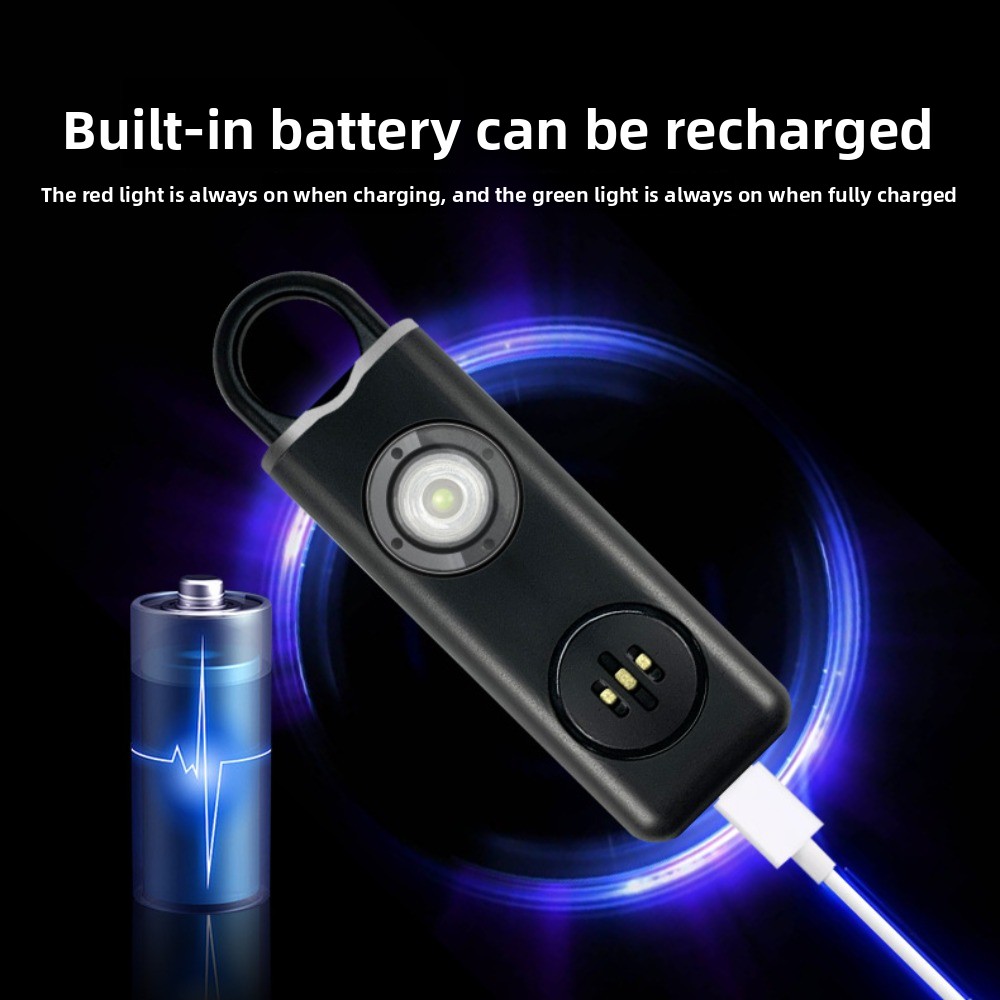 Personal Alarm Keychain - Alarme Pessoal de Som Alto e