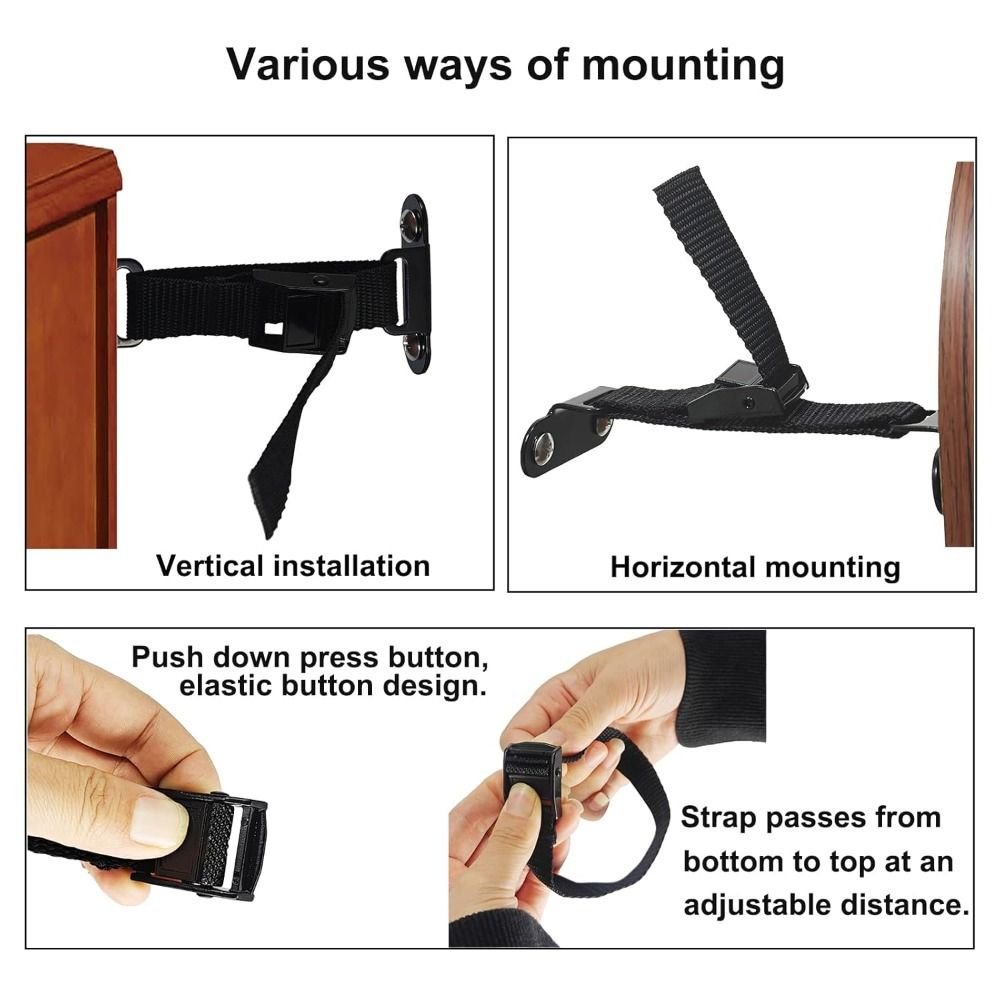 Âncoras de móveis à prova de t - Earthquake Anchor Strap avaliação e preço