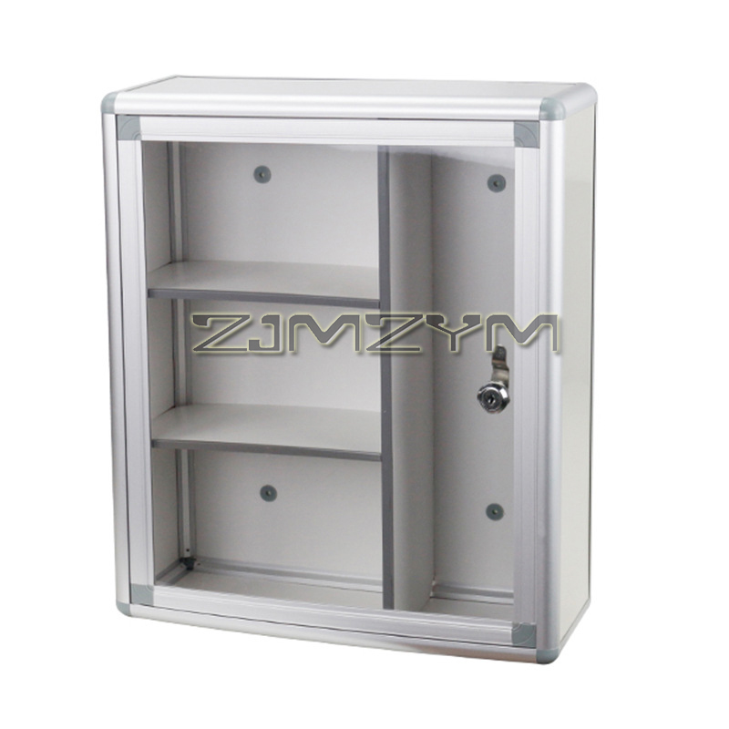 Liga de alumínio portátil caix - Medicine Cabinet Lock avaliação e preço