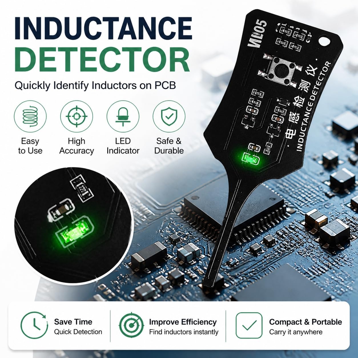 Testador de Indutância Tipo C  - Co Detector Plug avaliação e preço