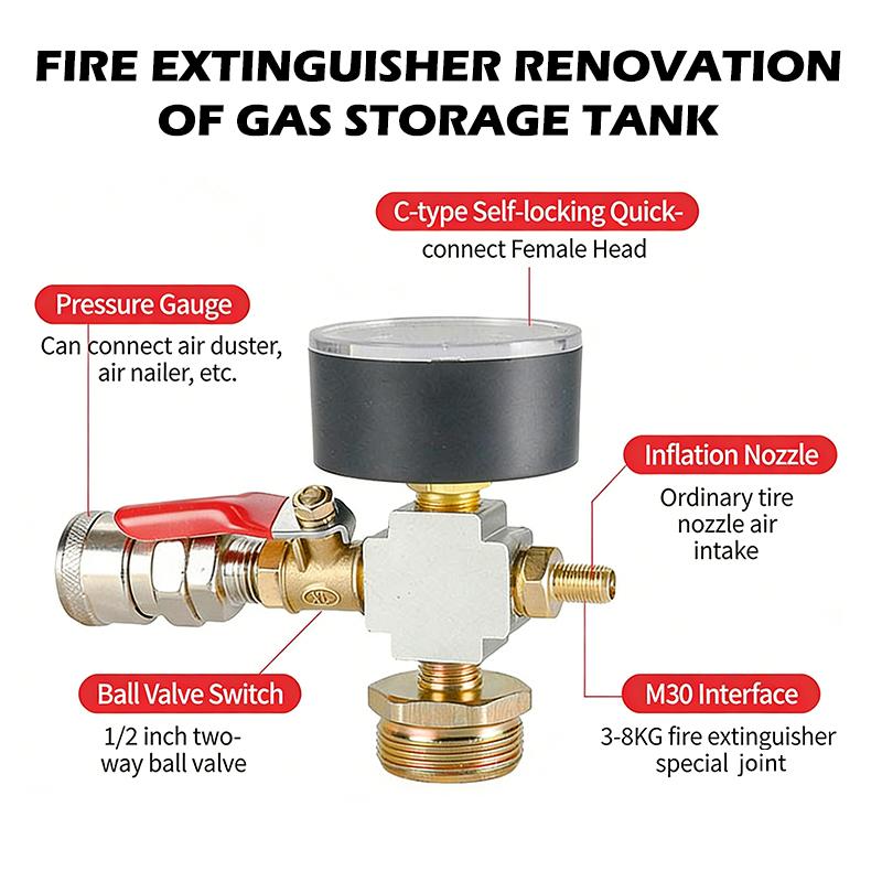 ● Adaptador de Pressão para Pe - Fire Extinguisher Small avaliação e preço