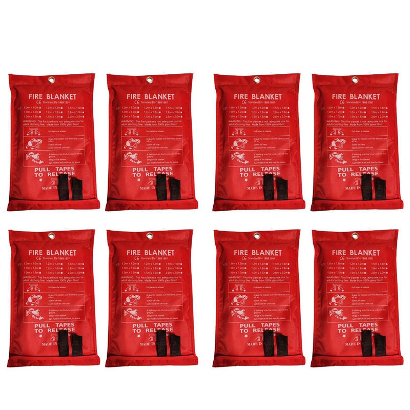 B48B-8PCS Manta de Emergência  - Fire Blanket Kitchen avaliação e preço
